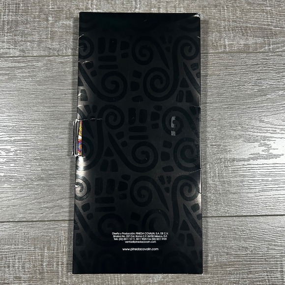 Pineda Covalin Silk Scarf Mexico Folk Art Animal Figures Geometric Multi Color - Picture 8 of 8